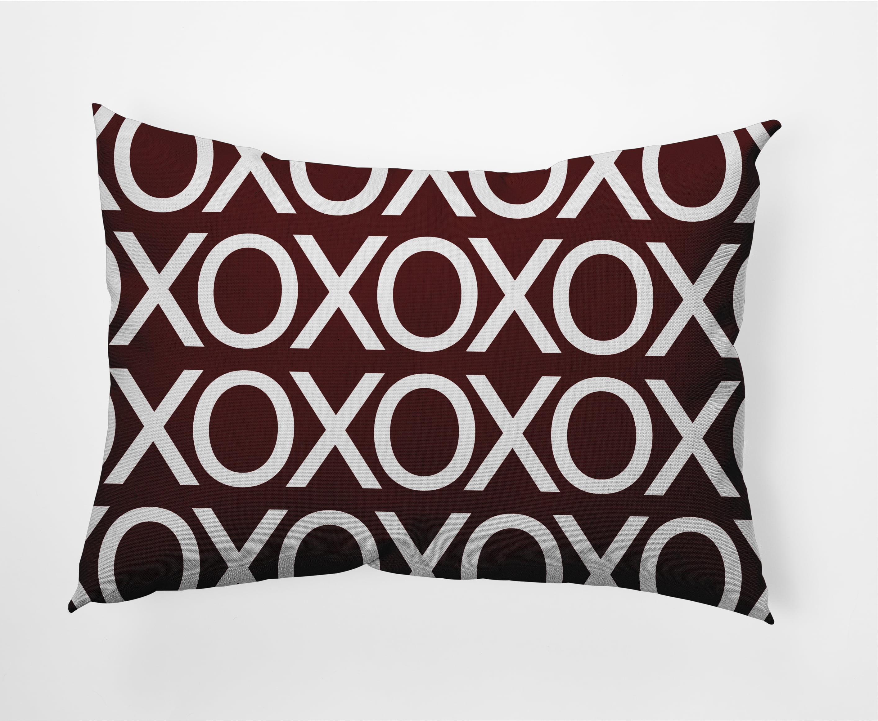 Simply Daisy 14" x 20" Hugs and Kisses Valentines Decorative Lumbar Pillow