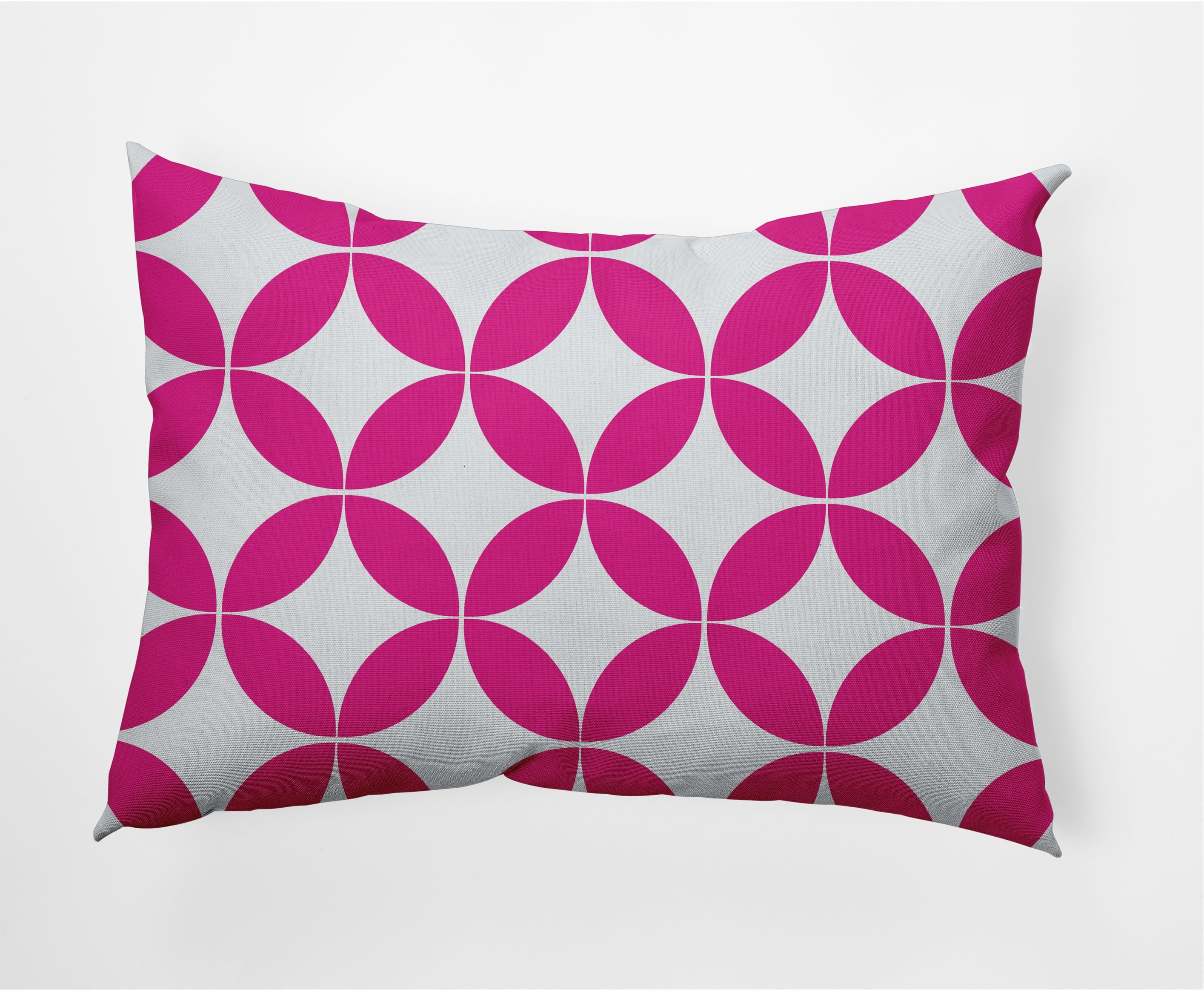 Simply Daisy 14 in x 20 in Scandinavian Pink Polyester Decorative Lumbar Pillow