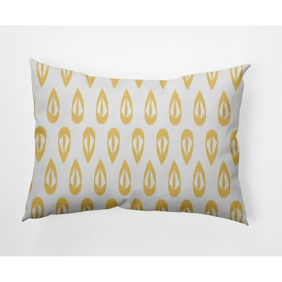 Simply Daisy 14" x 20" Ikat Tears Indoor/Outdoor Lumbar Pillow