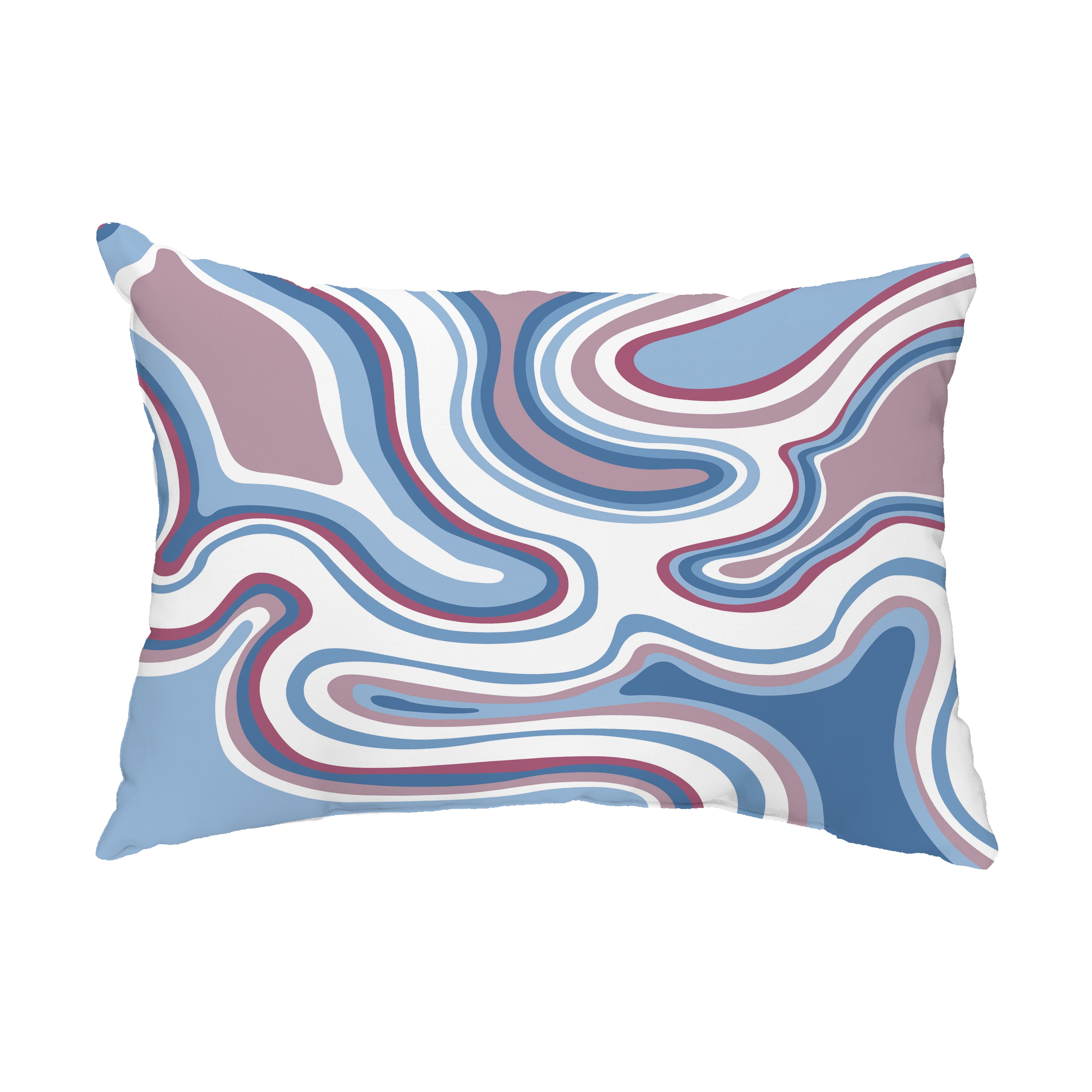 Simply Daisy, 14" x 20" Agate Lavender Decorative Abstract Outdoor Pillow