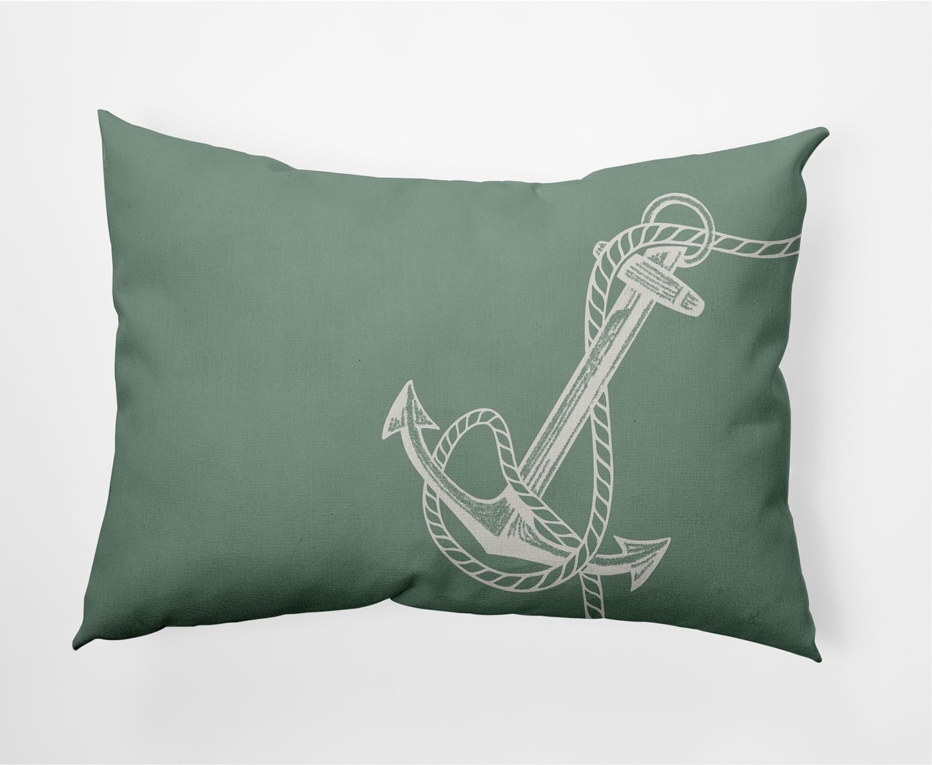 Simply Daisy 14" x 20" Anchored Nautical Decorative Indoor Pillow