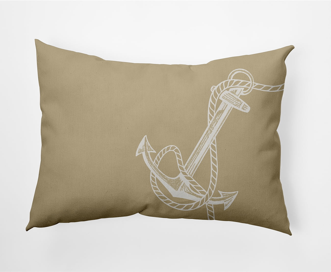 Simply Daisy 14" x 20" Anchored Nautical Decorative Indoor Pillow
