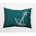 thumbnail image 1 of Simply Daisy 14" x 20" Anchored Nautical Indoor/Outdoor Throw Pillow, 1 of 3