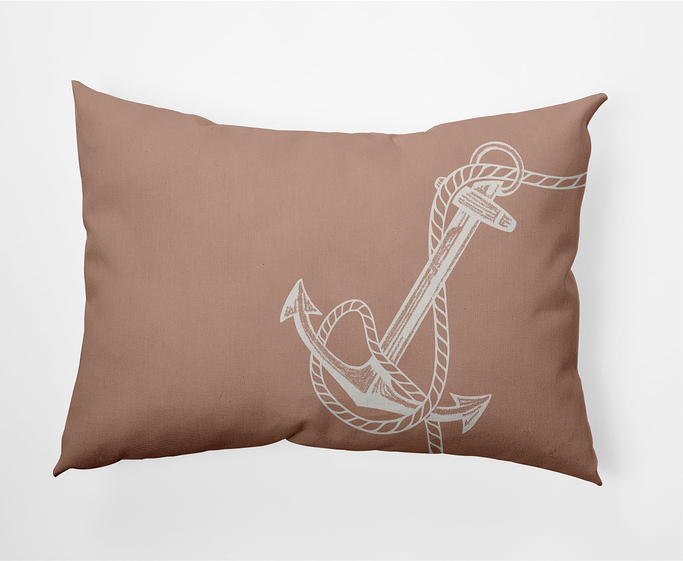Simply Daisy 14" x 20" Anchored Nautical Indoor/Outdoor Throw Pillow