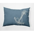 thumbnail image 1 of Simply Daisy 14" x 20" Anchored Nautical Indoor/Outdoor Throw Pillow, 1 of 3