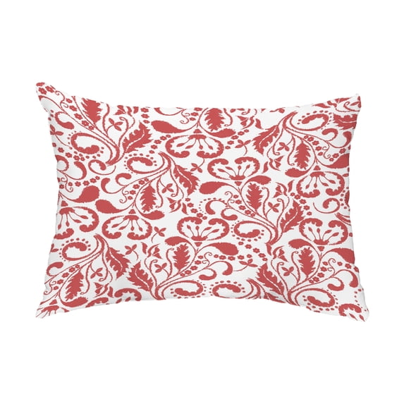 Simply Daisy, 14" x 20" Aurora Orange Floral Decorative Outdoor Pillow