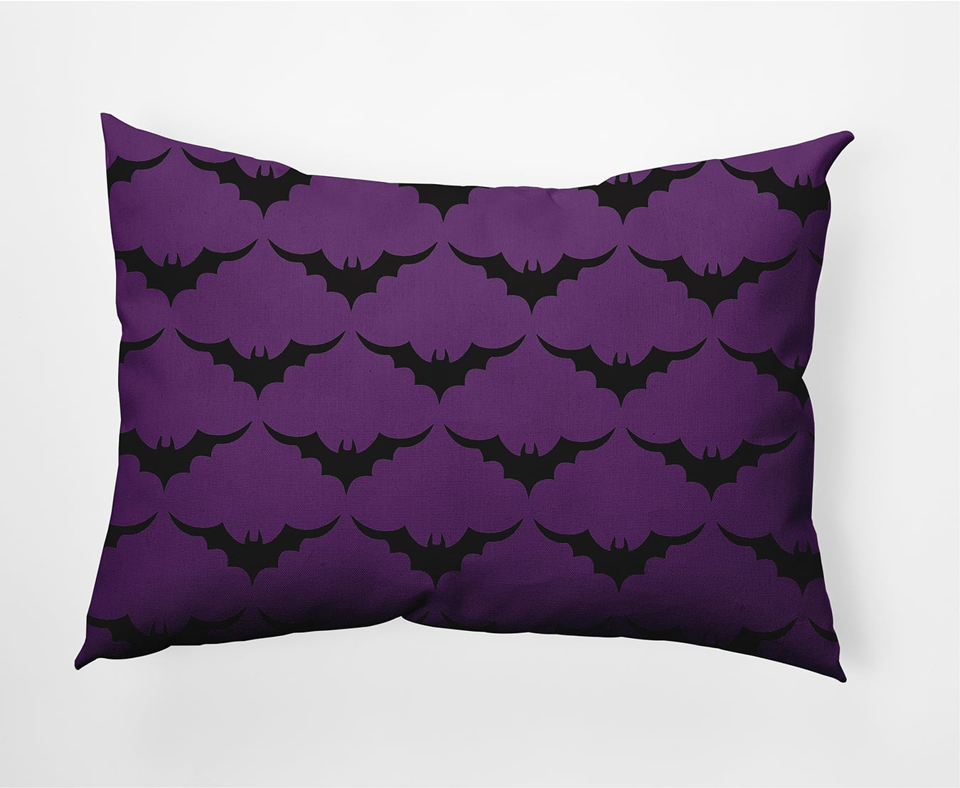Simply Daisy 14" x 20" Bat Colony Decorative Throw Pillow, Amethyst