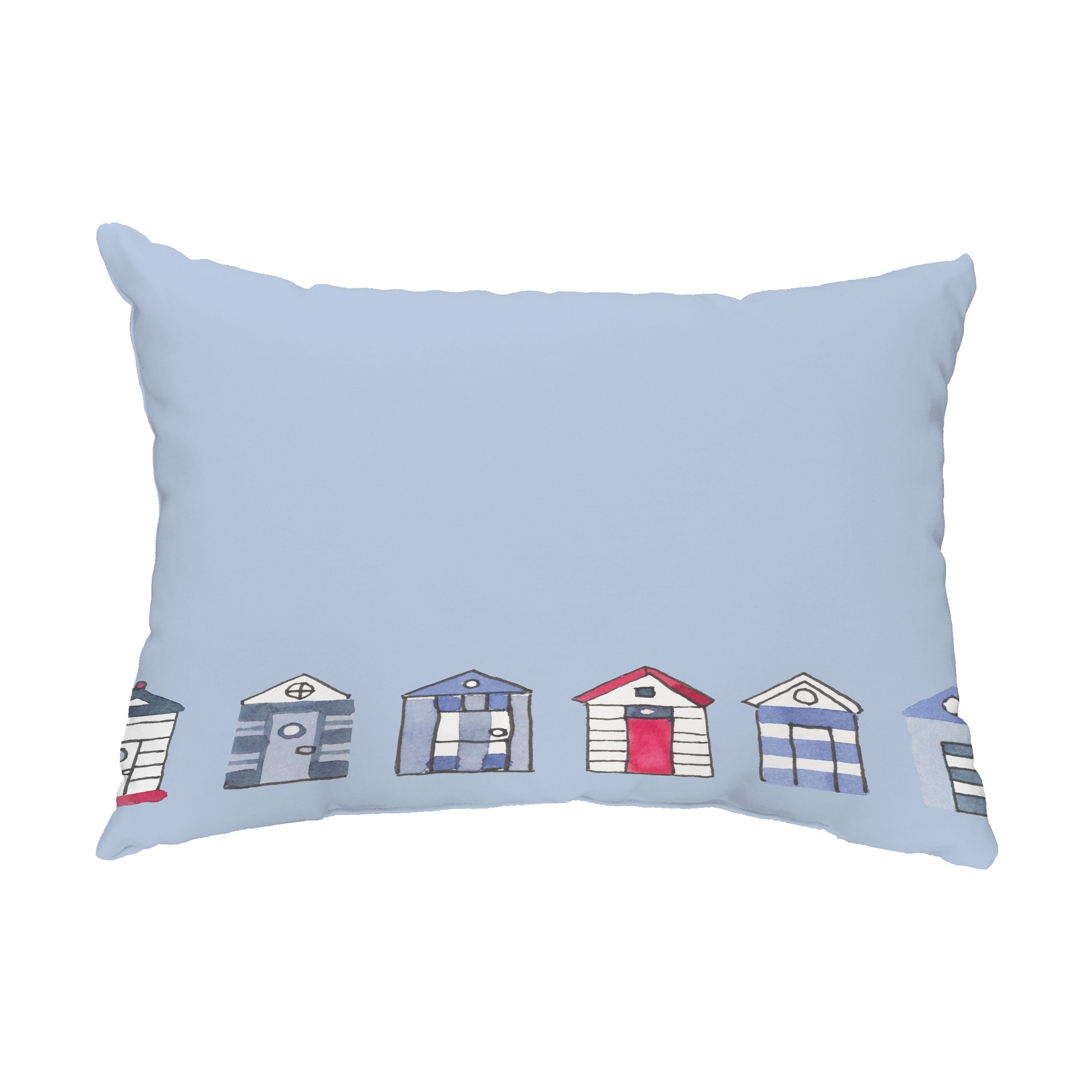 Light blue rectangle pillow shop