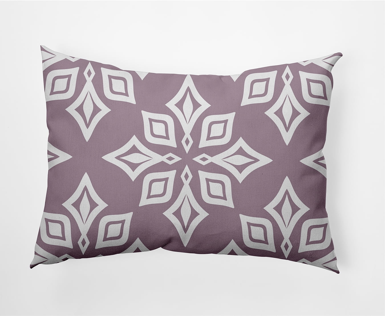 Simply Daisy, 14" x 20" Beach Star Lavender Decorative Abstract Outdoor Throw Pillow