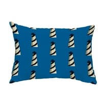 Simply Daisy, 14" x 20" Beacon Blue Decorative Nautical Outdoor Pillow