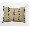 thumbnail image 1 of Simply Daisy, 14" x 20" Beacon Taupe Decorative Nautical Outdoor Pillow, 1 of 3