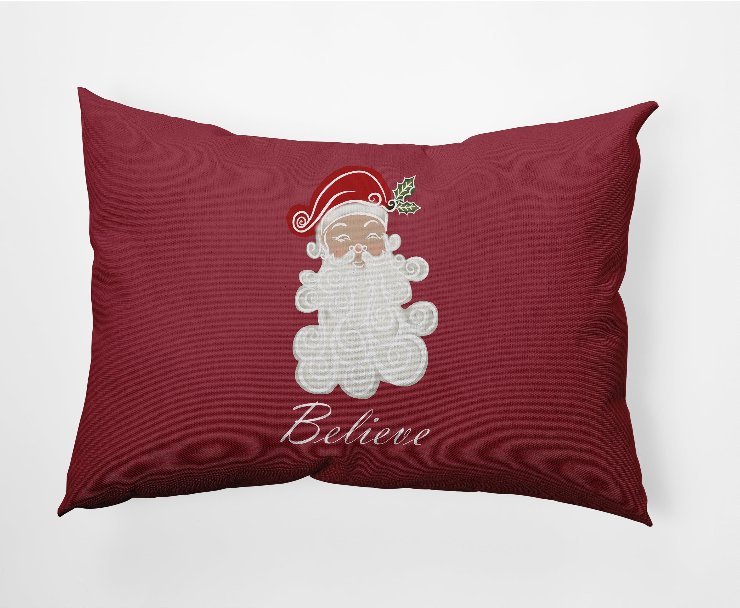 Simply Daisy 14" x 20" Believe in Santa Decorative Throw Pillow