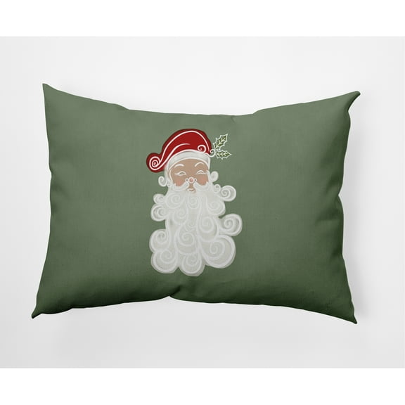 Simply Daisy 14" x 20" Believe in Santa Outdoor Throw Pillow