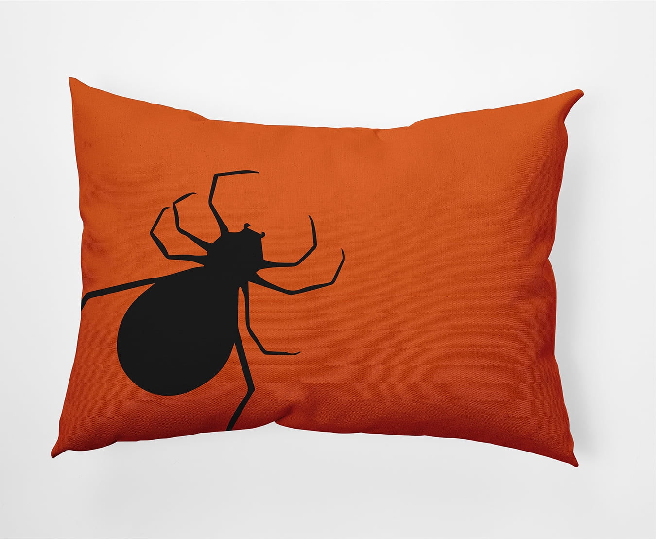 Simply Daisy 14" x 20" Big Spider Indoor/Outdoor Polyester Throw Pillow, Dusty Orange