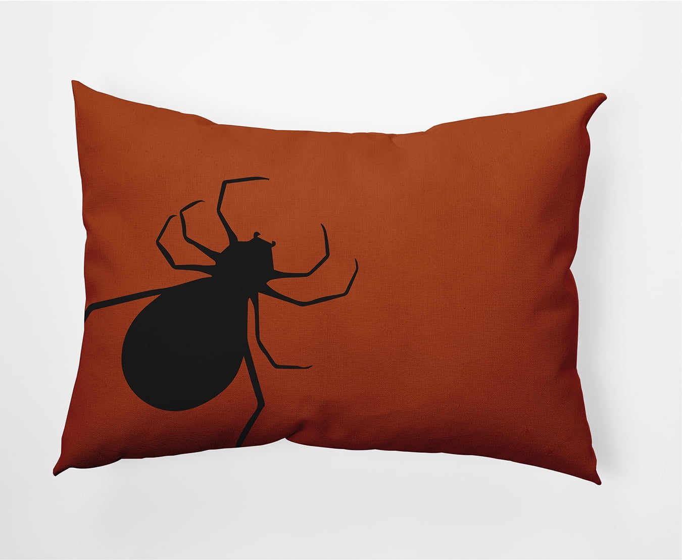 Simply Daisy 14" x 20" Big Spider Indoor/Outdoor Polyester Throw Pillow, Sienna
