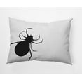 thumbnail image 1 of Simply Daisy 14" x 20" Big Spider Indoor/Outdoor Polyester Throw Pillow, White, 1 of 3