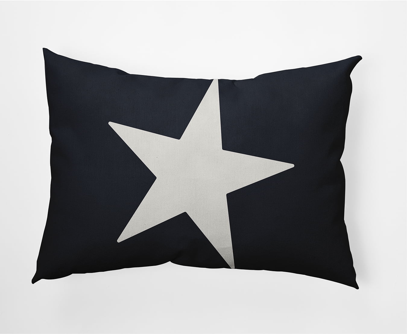 Simply Daisy 14" x 20" Big Star Nautical Decorative Indoor Pillow