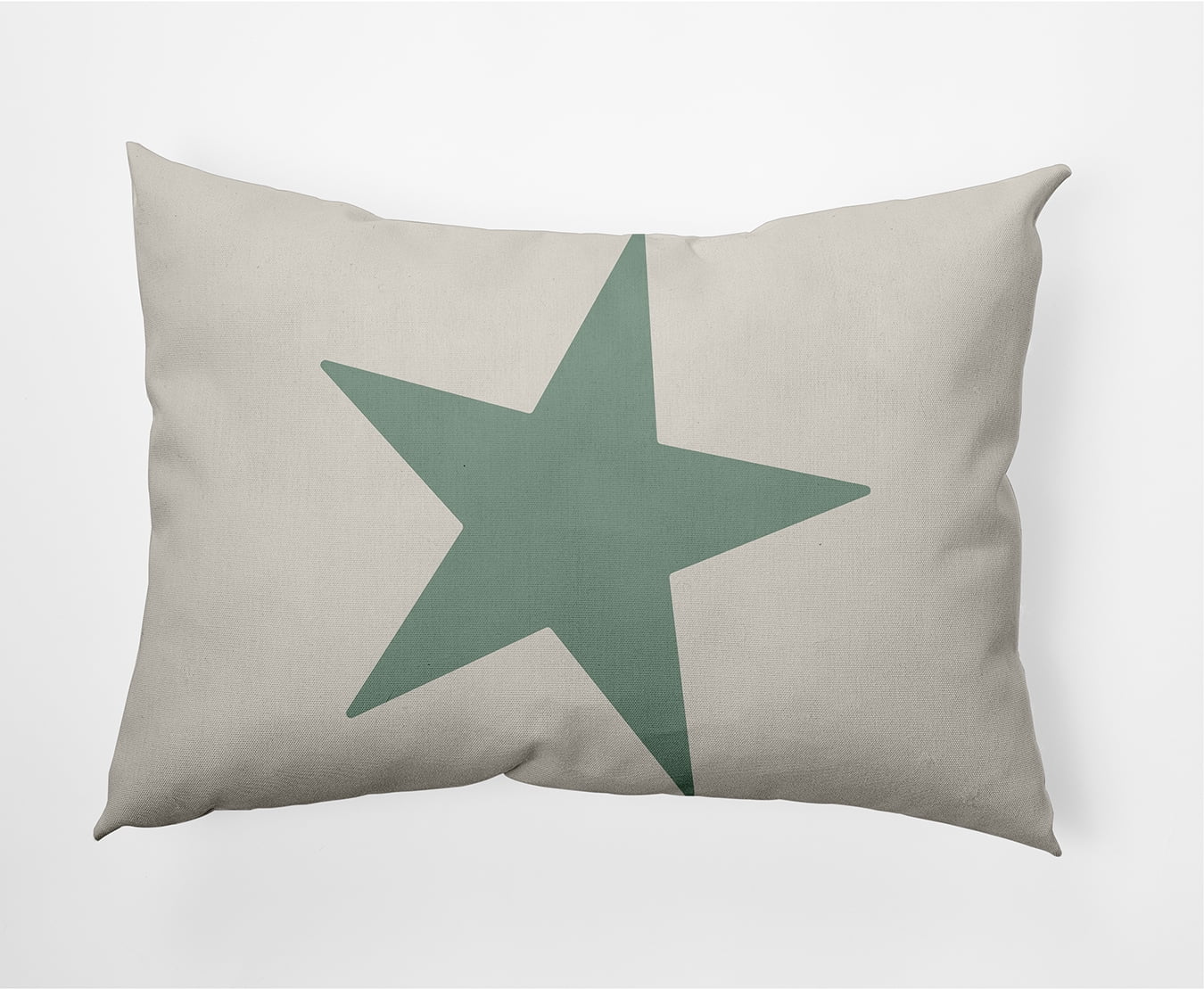 Simply Daisy 14" x 20" Big Star Nautical Indoor/Outdoor Throw Pillow