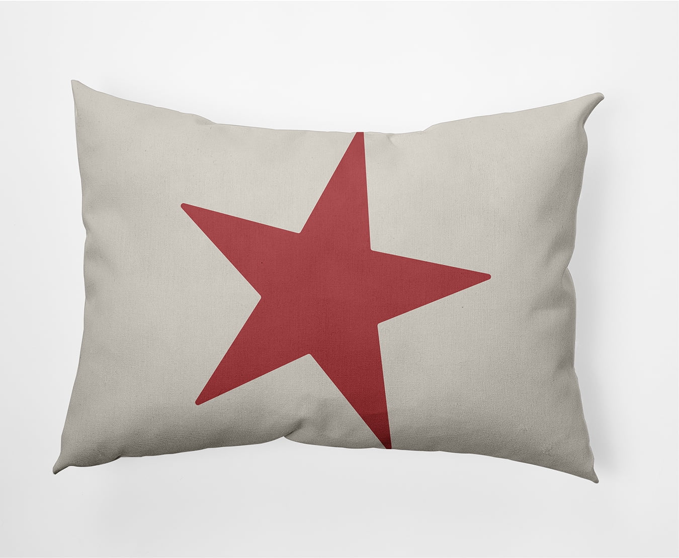 Simply Daisy 14" x 20" Big Star Nautical Indoor/Outdoor Throw Pillow