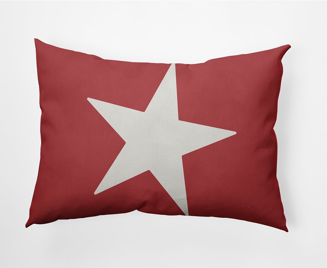 Simply Daisy 14" x 20" Big Star Nautical Indoor/Outdoor Throw Pillow