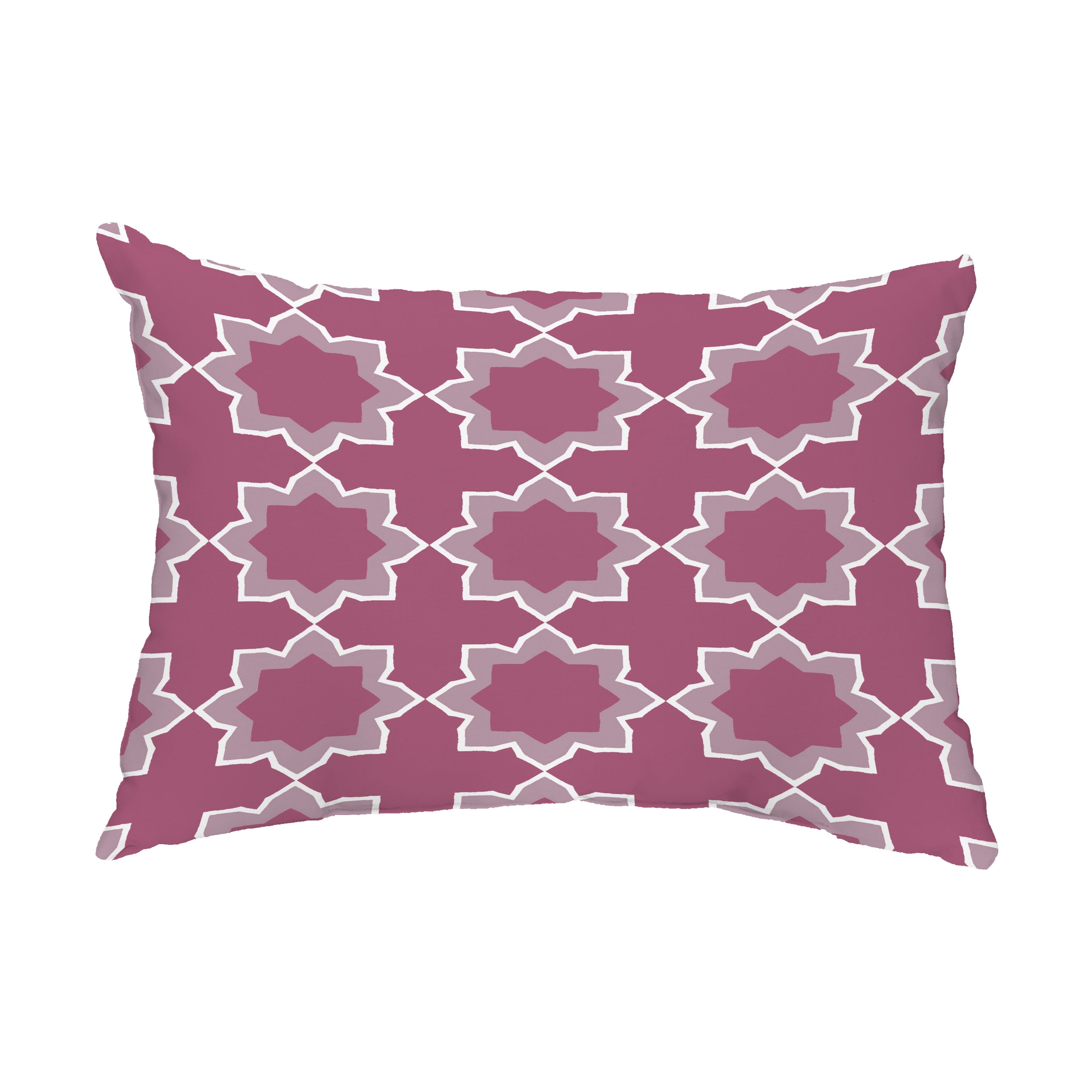Simply Daisy, 14" x 20" Bohemian Purple Decorative Abstract Outdoor Throw Pillow