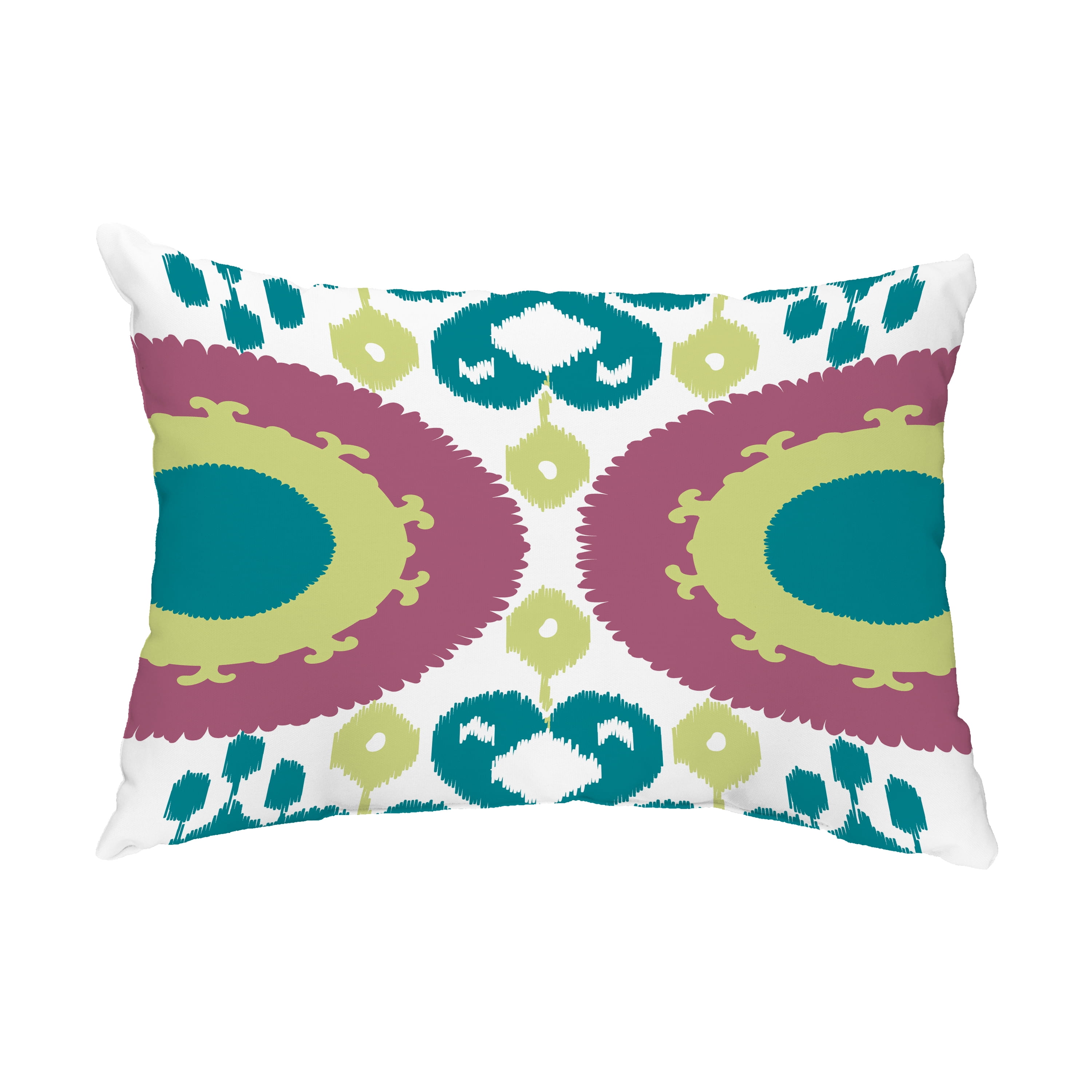 Simply Daisy, 14" x 20" Boho Purple Decorative Abstract Outdoor Throw Pillow