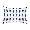 thumbnail image 1 of Simply Daisy, 14" x 20" Bowling Pins Navy Blue Abstract Decorative Outdoor Pillow, 1 of 1