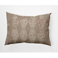 thumbnail image 1 of Simply Daisy 14" x 20" Brown Polyester Decorative Lumbar Pillow, 1 of 3