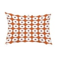 thumbnail image 1 of Simply Daisy, 14" x 20" Button Up Orange Abstract Decorative Outdoor Pillow, 1 of 1