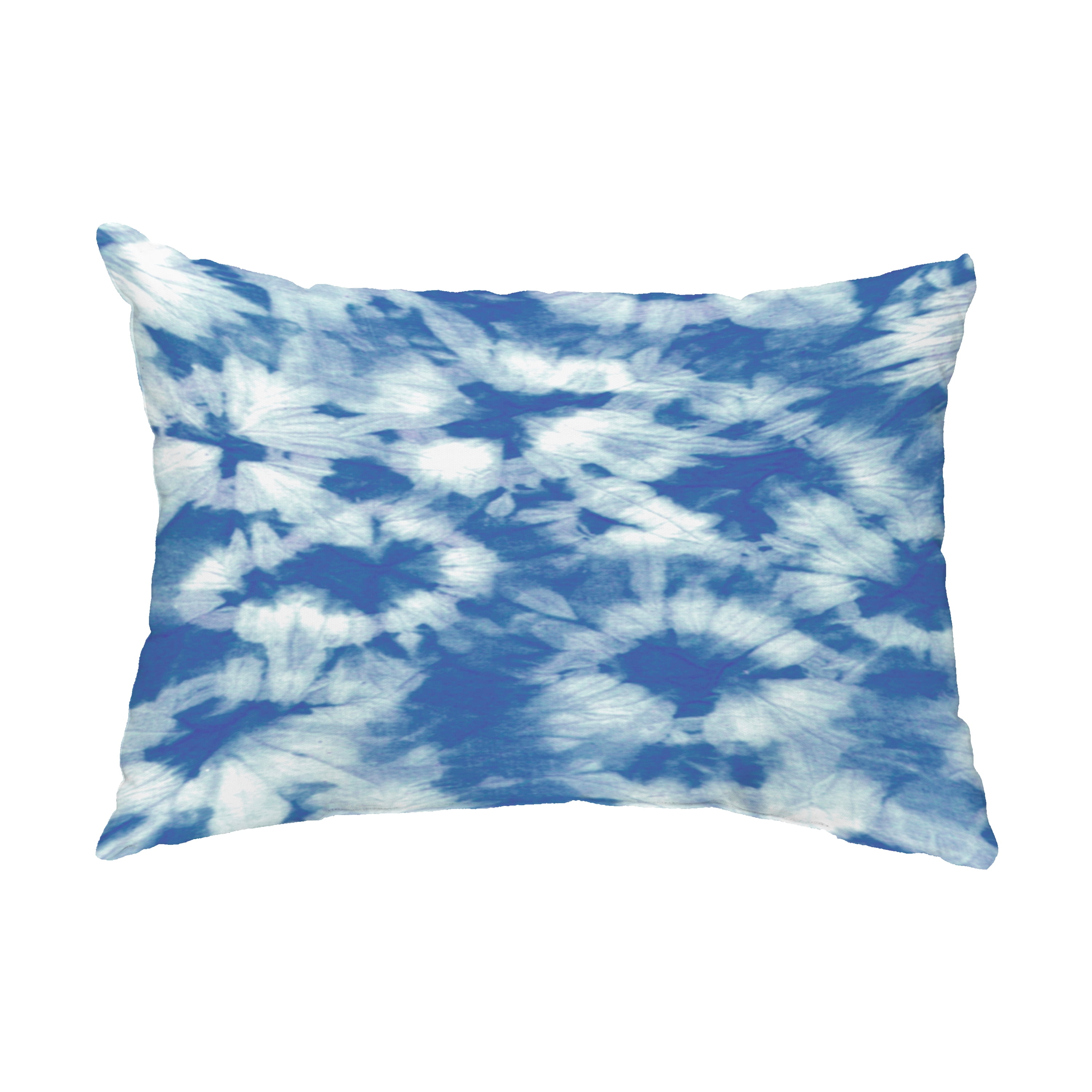 Simply Daisy, 14" x 20" Chillax Blue Decorative Abstract Outdoor Pillow