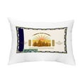thumbnail image 1 of Simply Daisy, 14" x 20" Cigar Box Front Green Abstract Decorative Outdoor Pillow, 1 of 1