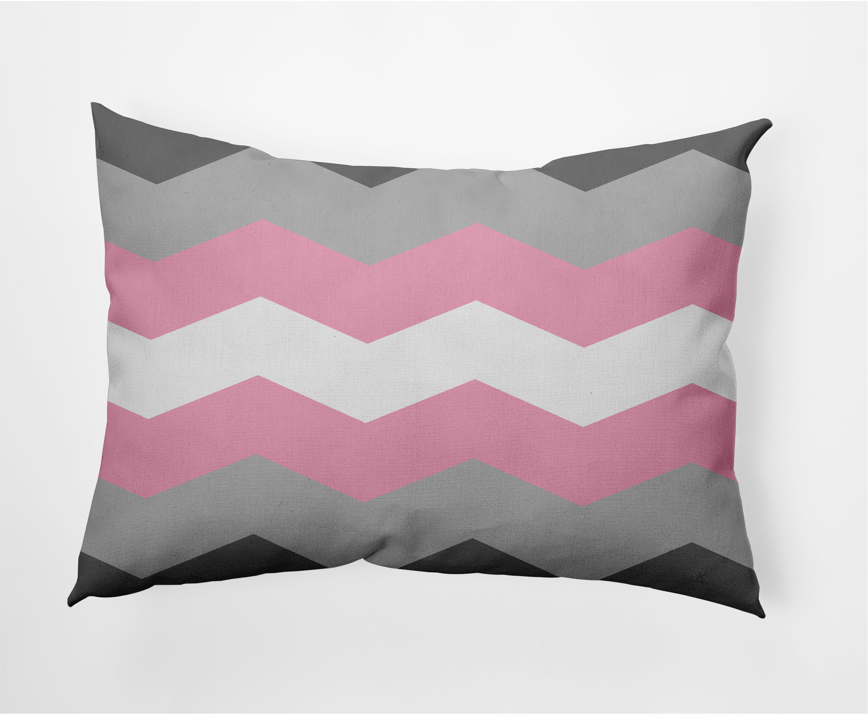 Simply Daisy 14" x 20" Contemporary Chevron Pride Day Polyester Throw Pillow