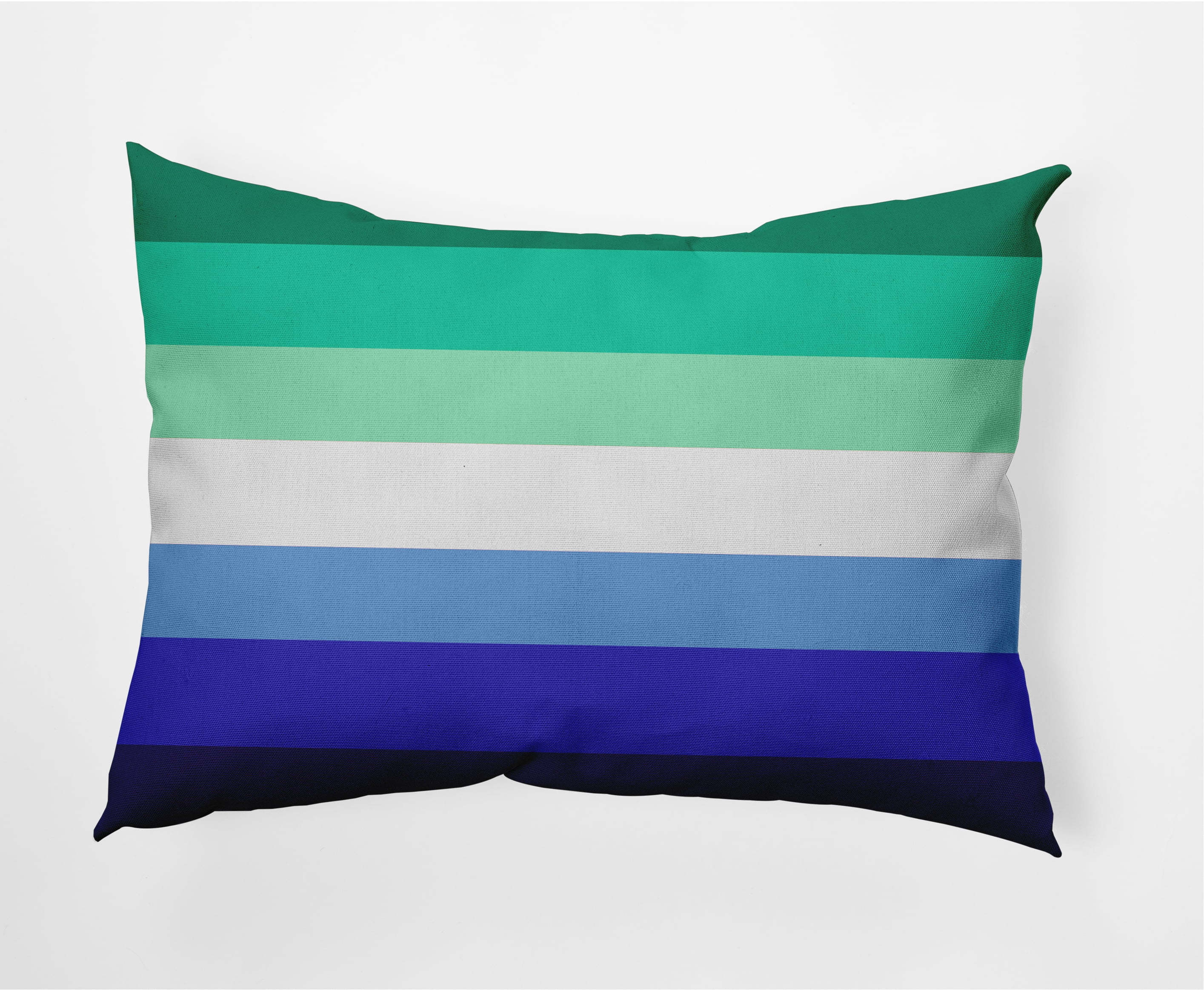 Simply Daisy 14" x 20" Contemporary Stripes Pride Day Polyester Throw Pillow