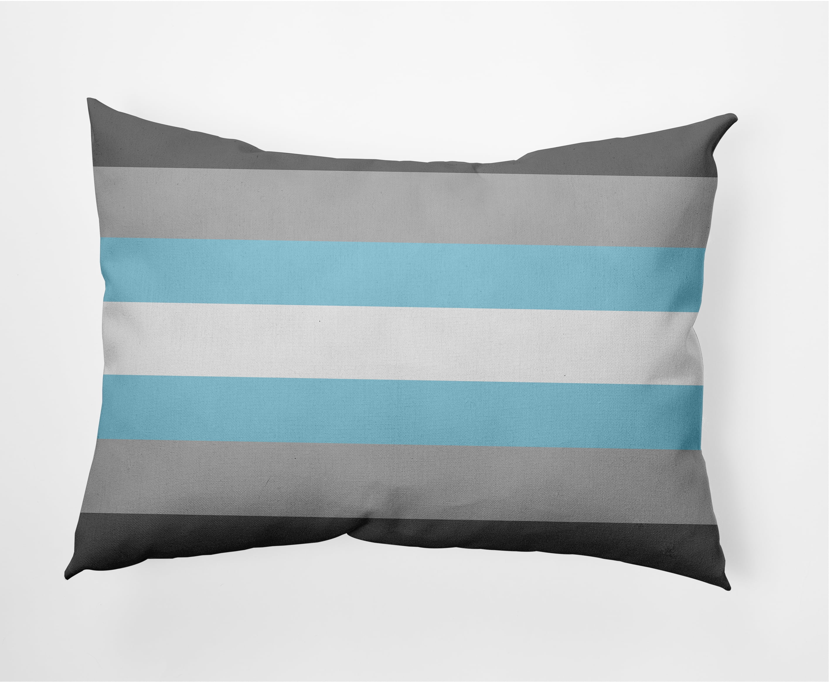 Simply Daisy 14" x 20" Contemporary Stripes Pride Day Polyester Throw Pillow