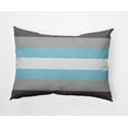 thumbnail image 1 of Simply Daisy 14" x 20" Contemporary Stripes Pride Day Polyester Throw Pillow, 1 of 2