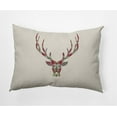 thumbnail image 1 of Simply Daisy 14" x 20" Cool Dude Holiday Reindeer Decorative Throw Pillow, 1 of 2