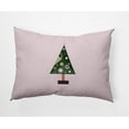 thumbnail image 1 of 20" x 14" Simply Daisy Crazy Christmas Polyester Accent Pillow, Pink (1 Count), 1 of 4