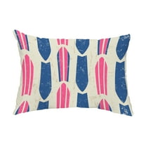 Simply Daisy, 14" x 20" Dean Pink Decorative Coastal Outdoor Pillow