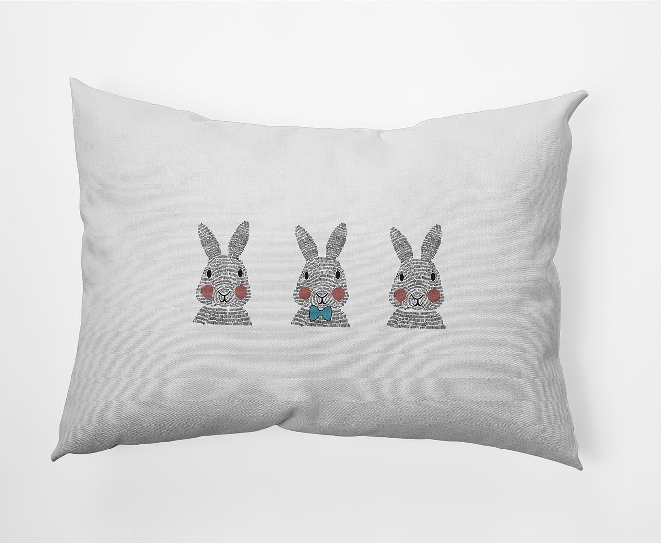 Simply Daisy 14" x 20" Easter Polyester Decorative Lumbar Pillow