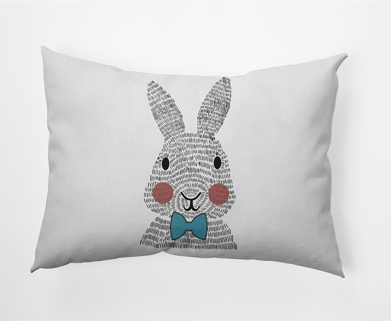 Simply Daisy 14" x 20" Easter Polyester Decorative Lumbar Pillow