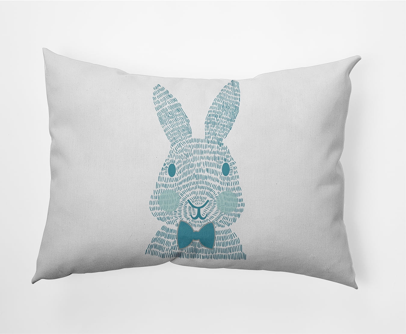 Simply Daisy 14" x 20" Easter Polyester Decorative Lumbar Pillow