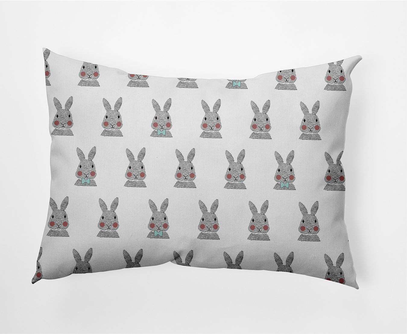 Simply Daisy 14" x 20" Easter Polyester Decorative Lumbar Pillow