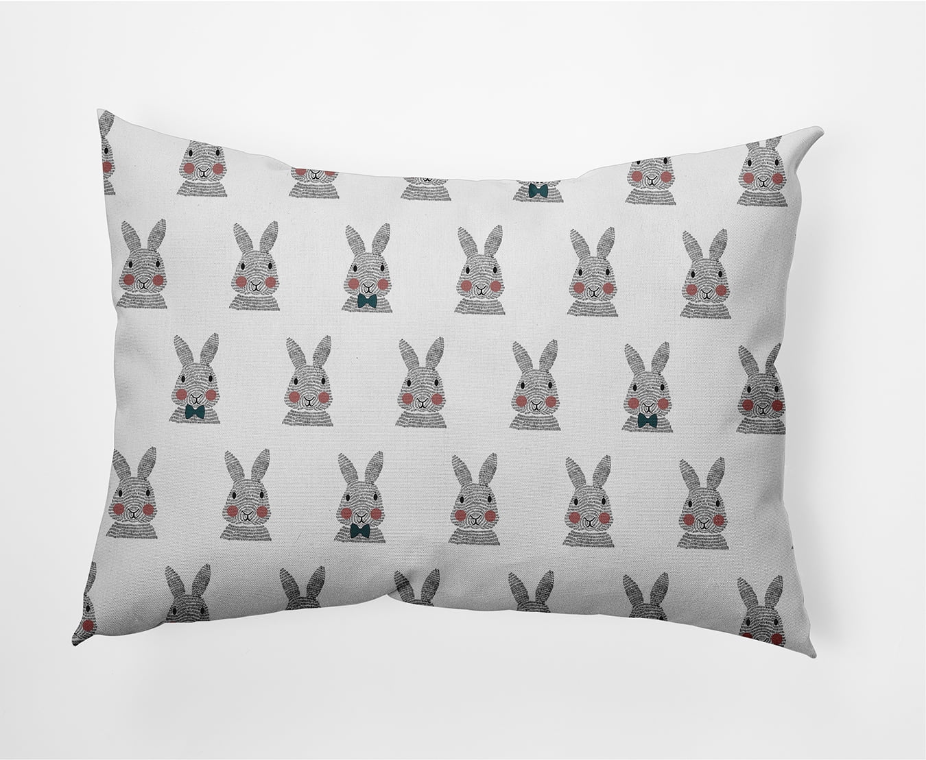 Simply Daisy 14" x 20" Easter Polyester Decorative Lumbar Pillow