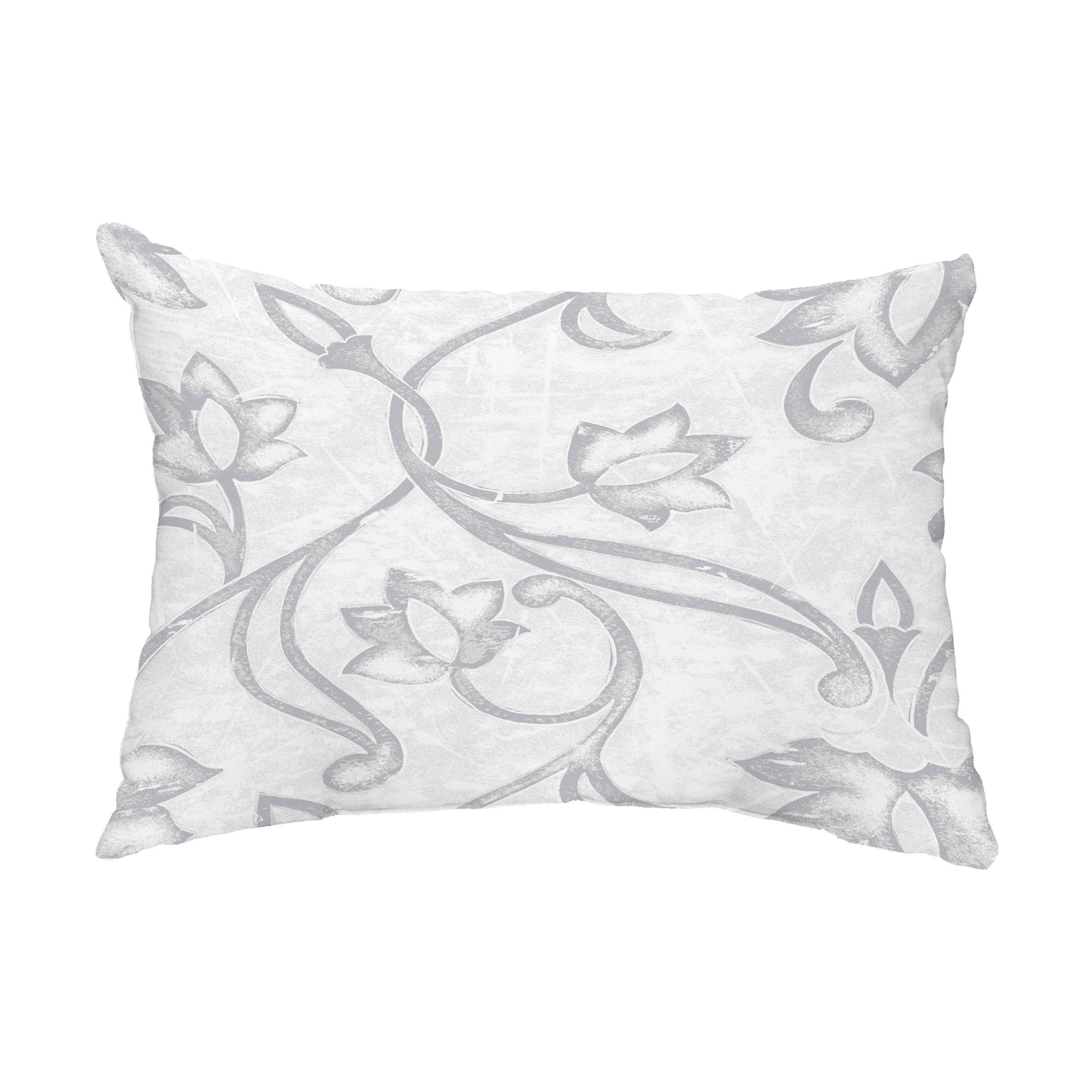 Simply Daisy, 14" x 20" Eleanor Black Floral Decorative Outdoor Pillow
