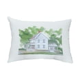 thumbnail image 1 of Simply Daisy, 14" x 20" Farmhouse Off-White Abstract Decorative Outdoor Pillow, 1 of 1