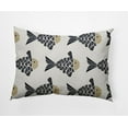 thumbnail image 1 of Simply Daisy 14" x 20" Fish Tales Nautical Indoor/Outdoor Throw Pillow, 1 of 3