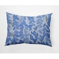 thumbnail image 1 of Simply Daisy, 14" x 20" Flower Bell Blue Floral Decorative Outdoor Pillow, 1 of 3