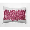 thumbnail image 1 of Simply Daisy, 14" x 20" Flower Bell Bunch Pink Decorative Floral Outdoor Throw Pillow, 1 of 3