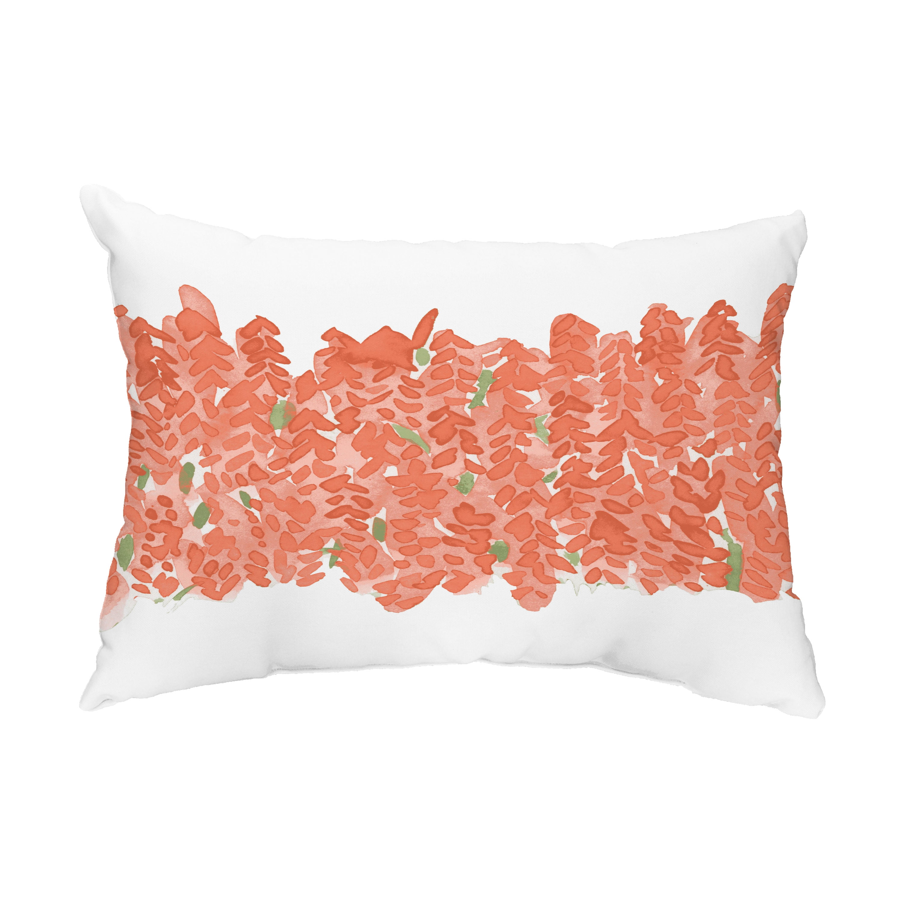 Simply Daisy, 14" x 20" Flower Bell Peach Floral Decorative Outdoor Pillow