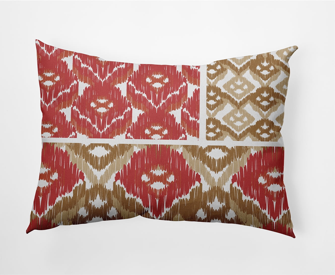 Simply Daisy, 14" x 20" Free Spirit Coral Decorative Abstract Outdoor Throw Pillow